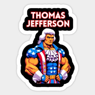 Founding Bros: Thomas Jefferson Sticker